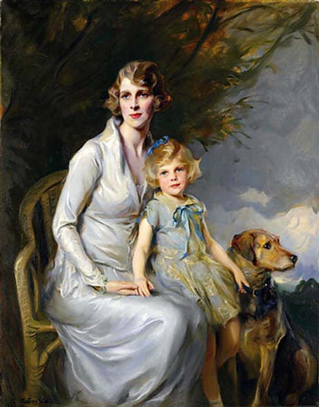 Mrs Paul Bridgeman and Daughter